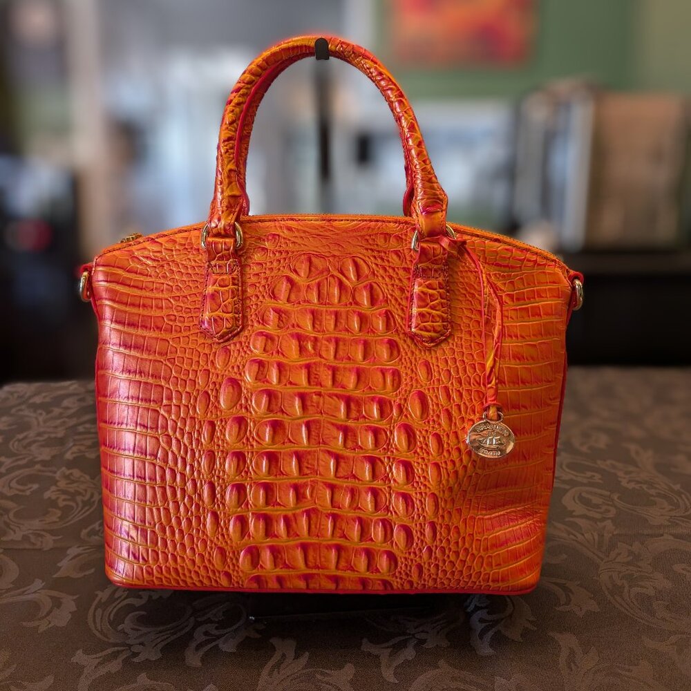 Brahmin Duxbury Satchel Dusty Orange NWT